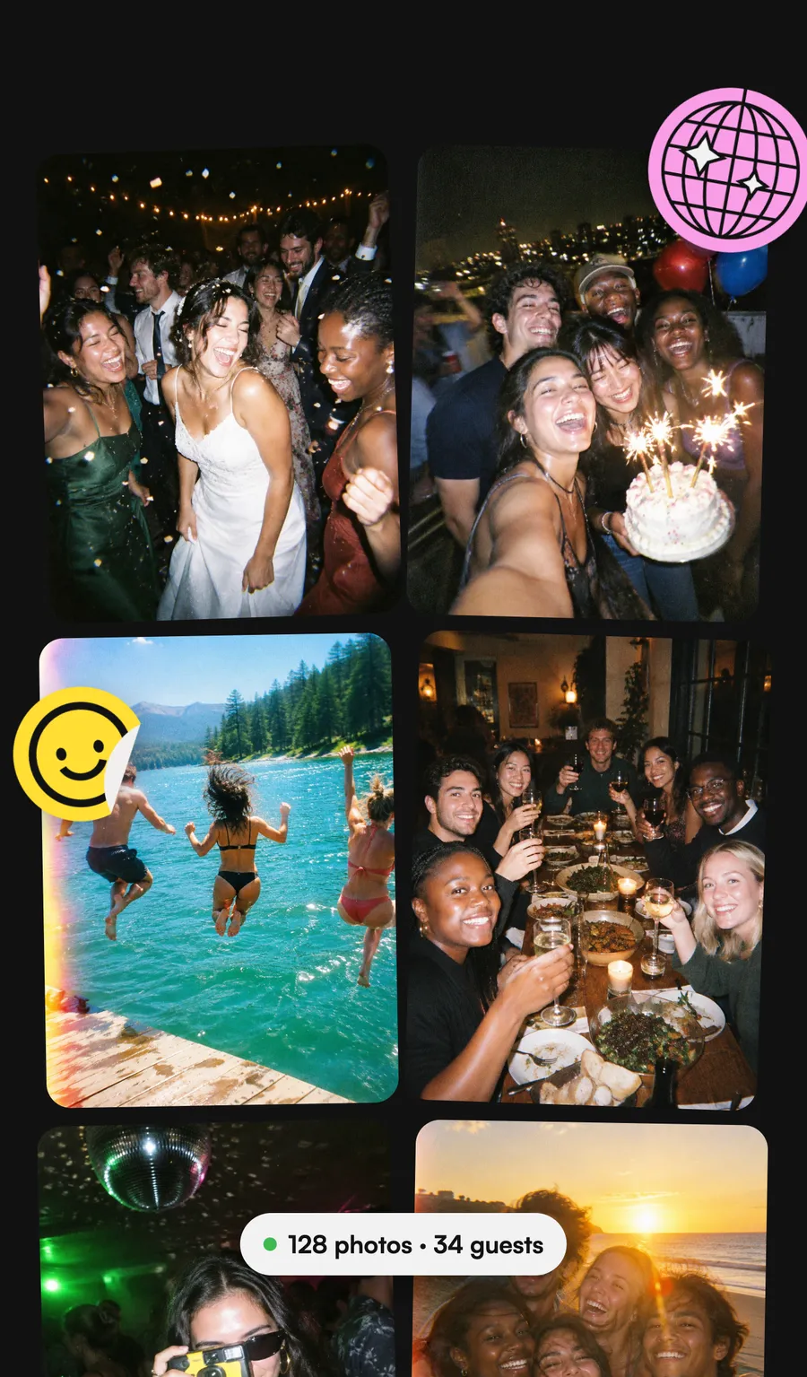 A Momenta album with photos from every guest